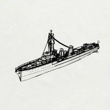 SSMODEL 1/350 Model Kit Jaguar-Class,French Destroyer Panthere, 1940 Full Hull