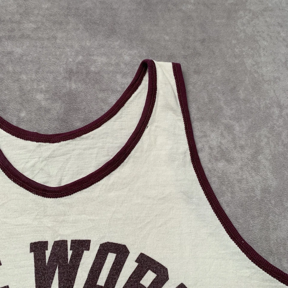 Camiseta deportiva de baloncesto vintage de los años 50 Champion Lake Worth talla M Running Man Florida años 60 Foto 4 de 4