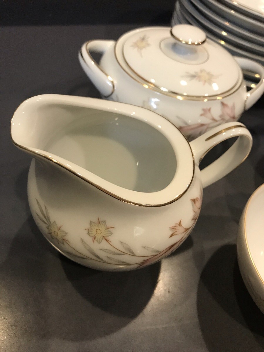 Vtg 1959 Harmony House Woodhue Spice brown & beige Japan Vtg 1959 Harmony House Woodhue Spice brown & beige Japan