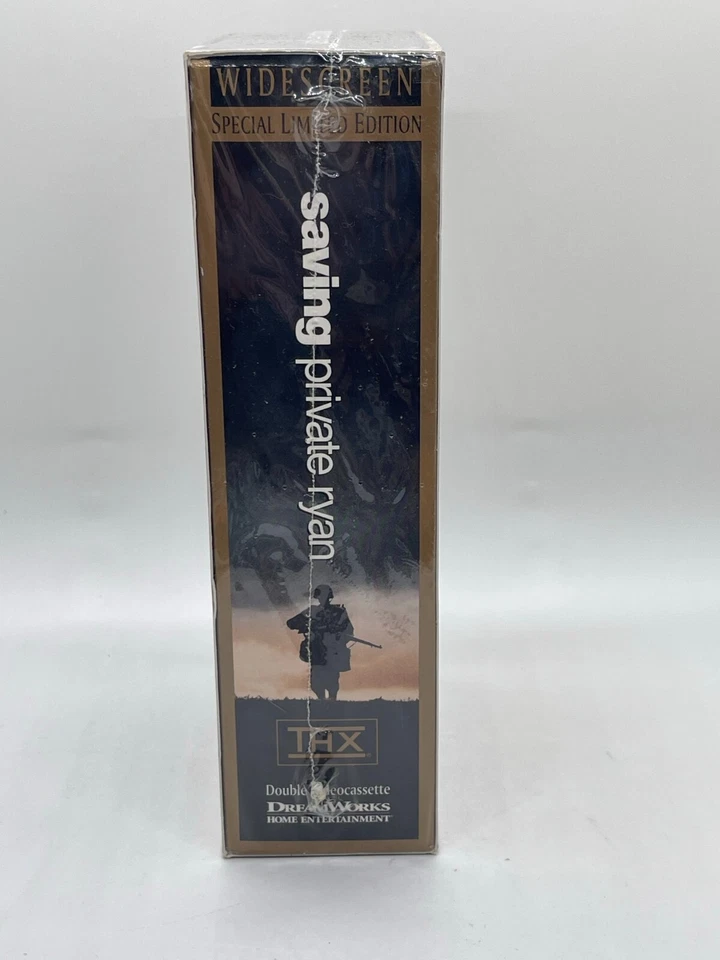 Factory Sealed VHS Saving Private Ryan Special Limited Ed. Hype Sticker Intact  - Image 4 of 4