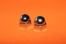 BSA ROCKER OIL FEED PIPE DOME NUT PAIR C15 B40 B44 40-0162 UK MADE