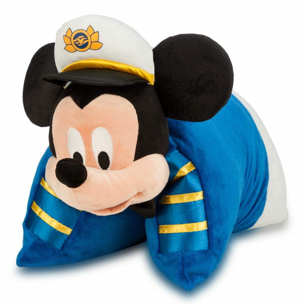 NEW! Disney Parks Cruise Line Mickey Mouse Pillow Pal Plush Figure