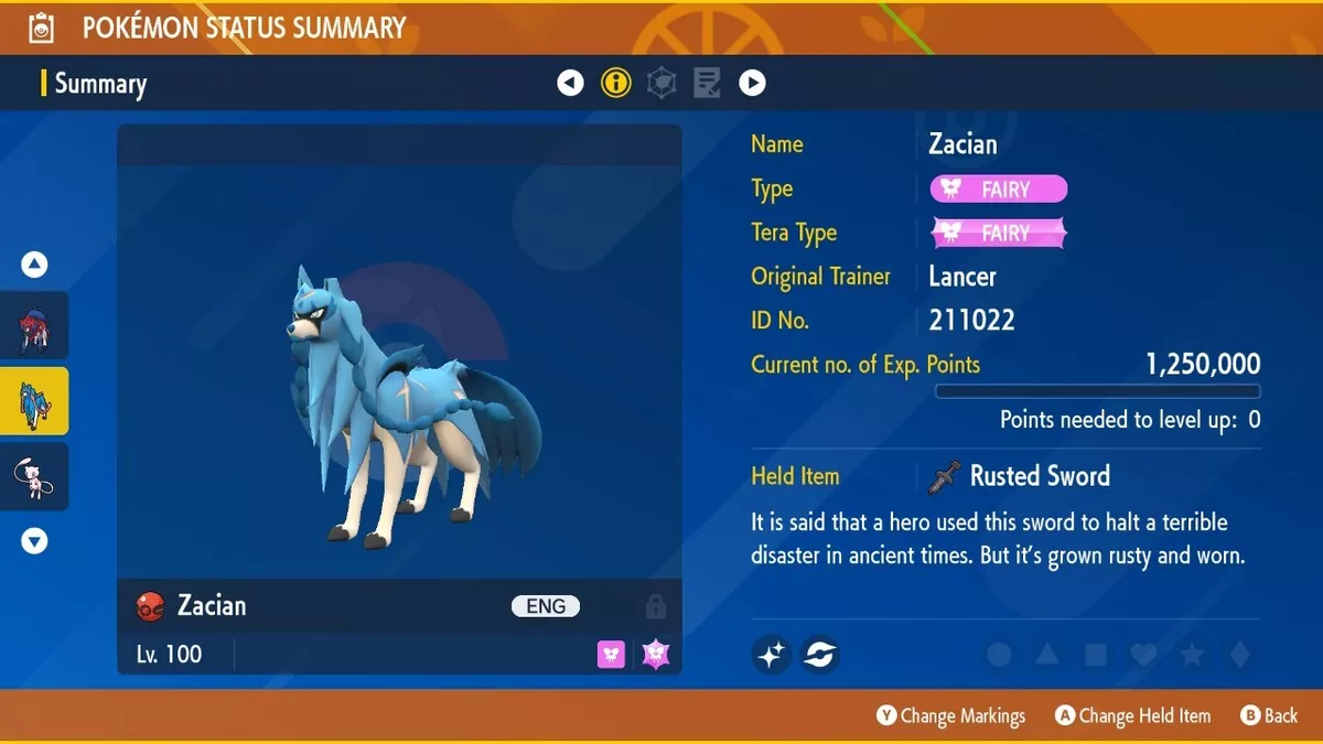 Pokemon Sword Shield ✨ SHINY EVENT ZACIAN Legendary 6IV ✈️ FAST