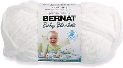 Bernat Baby Decke Super Chunky Polyester Strickgarn 100g - 3005 Weiß