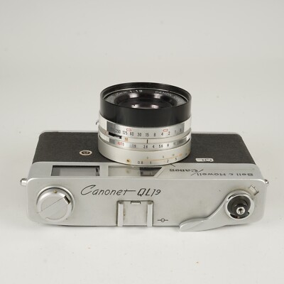 Canon Canonet QL19 35mm Rangefinder Camera w/ SE 45mm f/1.9 Lens