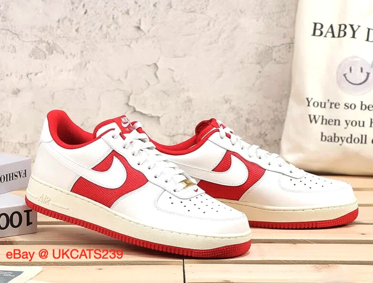 Nike Air Force 1 07 Shoes Sail University Red FN7439 133 Men s Multi Size NEW