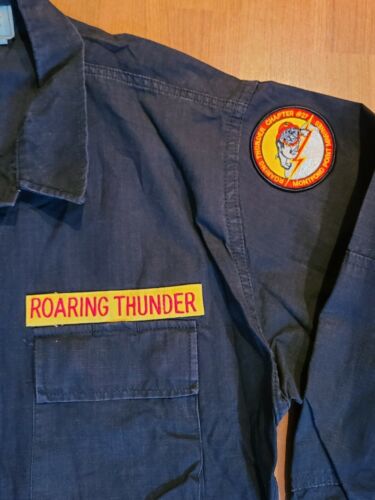 TRU-SPEC BLEU WORK COLD WEATHER UNIFORM BLOUSE JACKET LARGE REGULAR - Picture 2 of 4