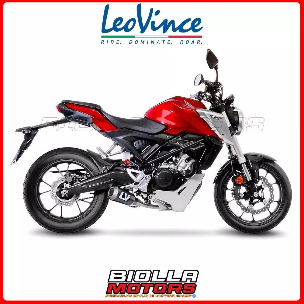 15221C FULL EXHAUST LEOVINCE HONDA CB 125 R Neo Sports Cafe 2019