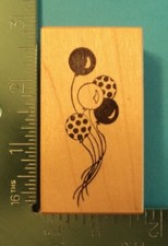 PSX Designs PARTY BALLOONS Rubber Stamp D-293