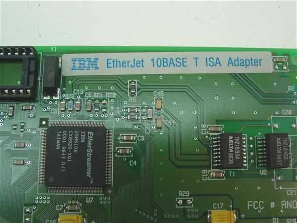 IBM 73G9721 10BASE T 16-Bit ISA Network Adapter Ethernet Card - Image 2 of 4