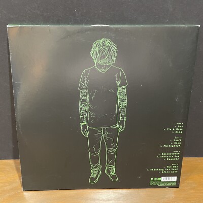 Ed Sheeran X 2014 Vinyl Album Two Record Set Gatefold 45 RPM Black