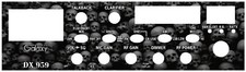 Galaxy DX 959 Face Plate Decal CB Radio any Design/Color Uniden Cobra Connex RCI
