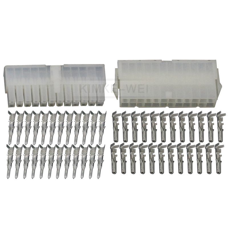 24 Pin/Way Molex Mini-Fit Jr 5557/5559 4.2mm Connector Kits (Plug+