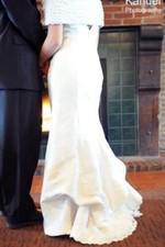Classic lace wedding gown