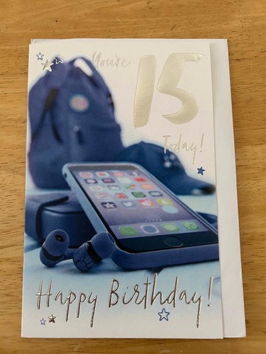 15 YEAR OLD BIRTHDAY CARD - 8 DESIGNS TO CHOOSE FROM - SEE OTHER LISTINGS - Picture 10 of 22