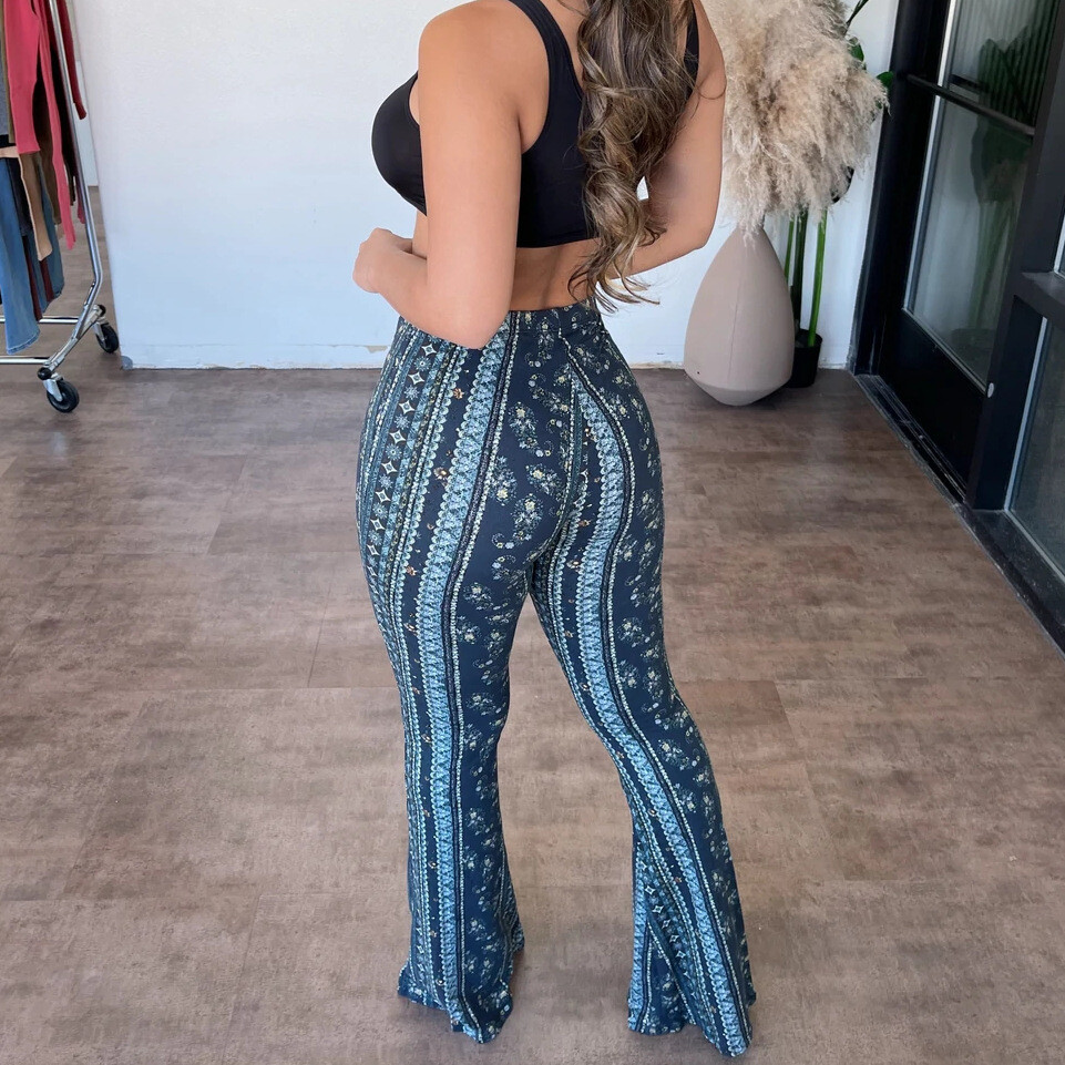 High Elastic Tight Pants Slim Sexy Print Trousers Womens Clothing | eBay