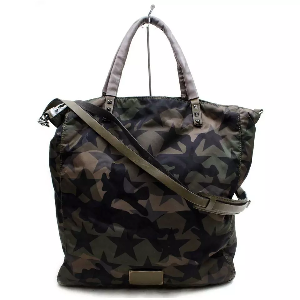 Valentino rockstud camo tote sale