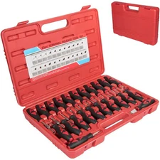 Universal Wire Terminal Electrical Connector Crimp Pin Removal Release Tool Kit