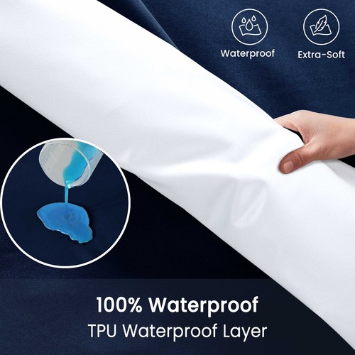 New Waterproof Fitted Bed Sheet Matress Protector Extra Deep 30 cm Bed Covers - Picture 30 of 46