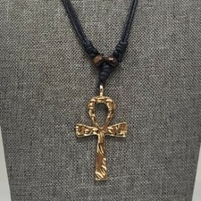 Ankh Necklace Egyptian Cross Necklace Ankh Pendant Necklace Gold Ankh Necklace