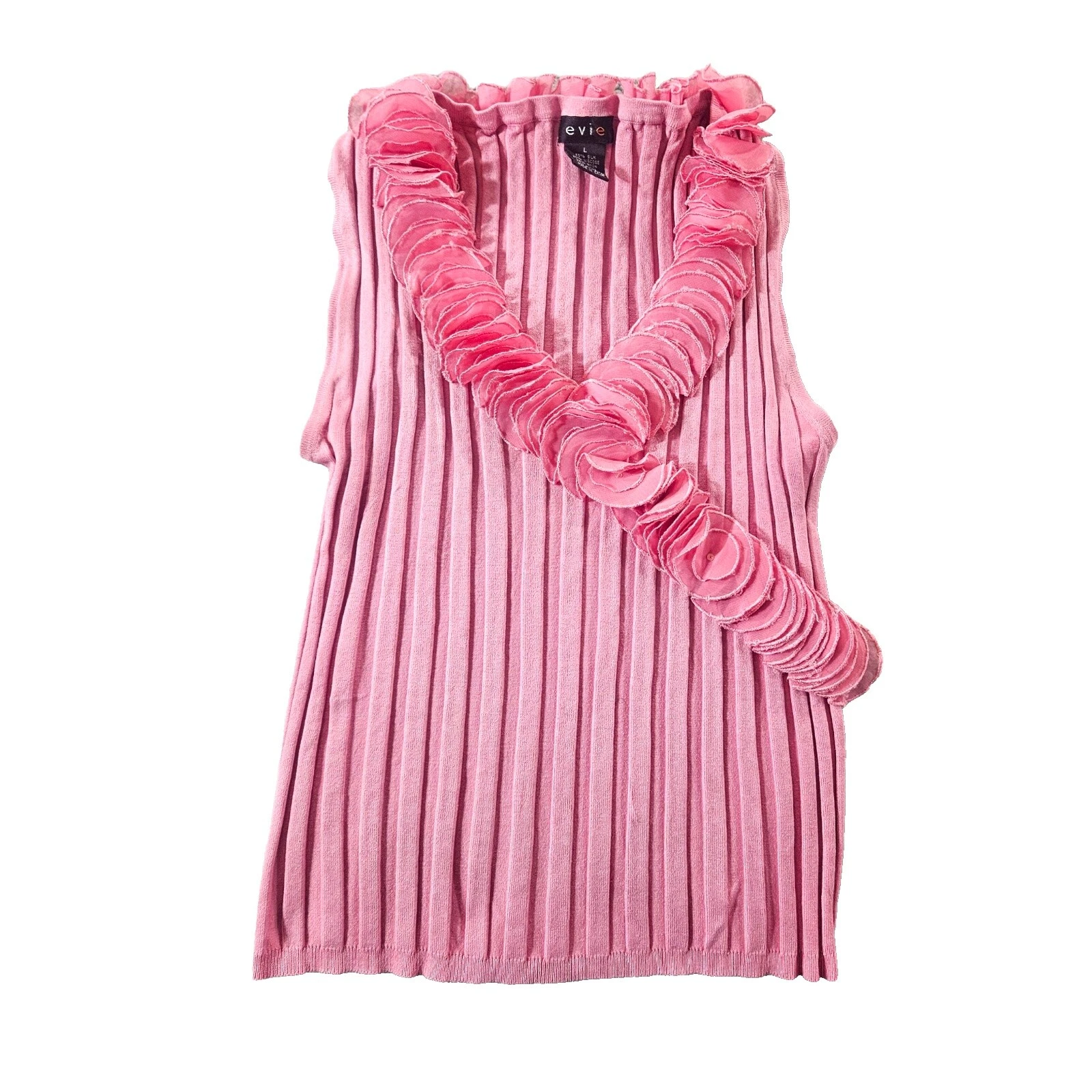 Seda E-vie Tops Sólido para De mujer