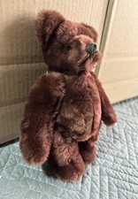 Vintage Handmade Brown Furry Fuzzy Fully Jointed Movable Teddy Bear 11  