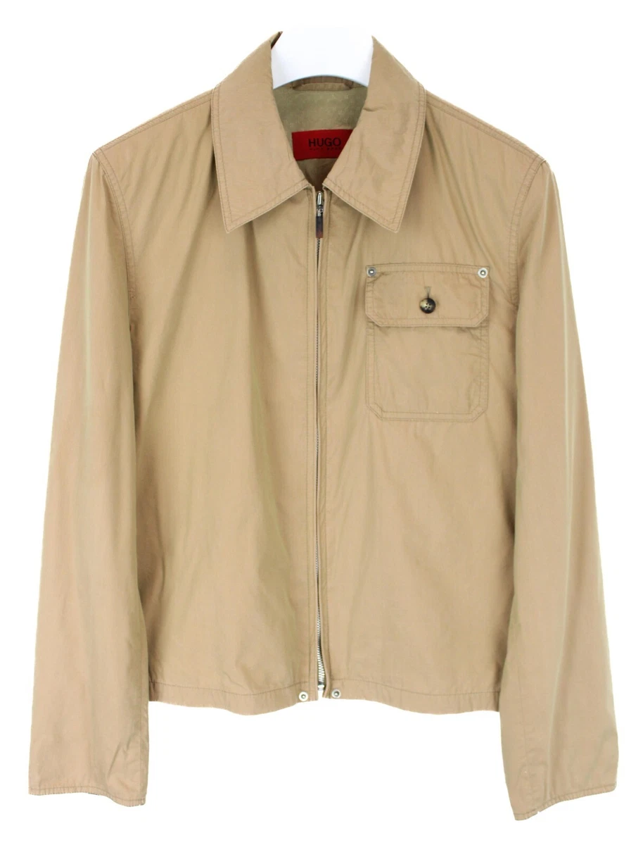Hugo boss khaki best sale jacket
