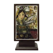 DEMDACO Kelly Rae Roberts 13141 BLESSED Plaque & Stand