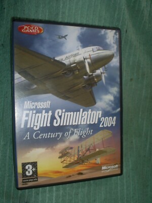 PC SOFTWARE MICROSOFT FLIGHT SIMULATOR 2004 4 DISCS