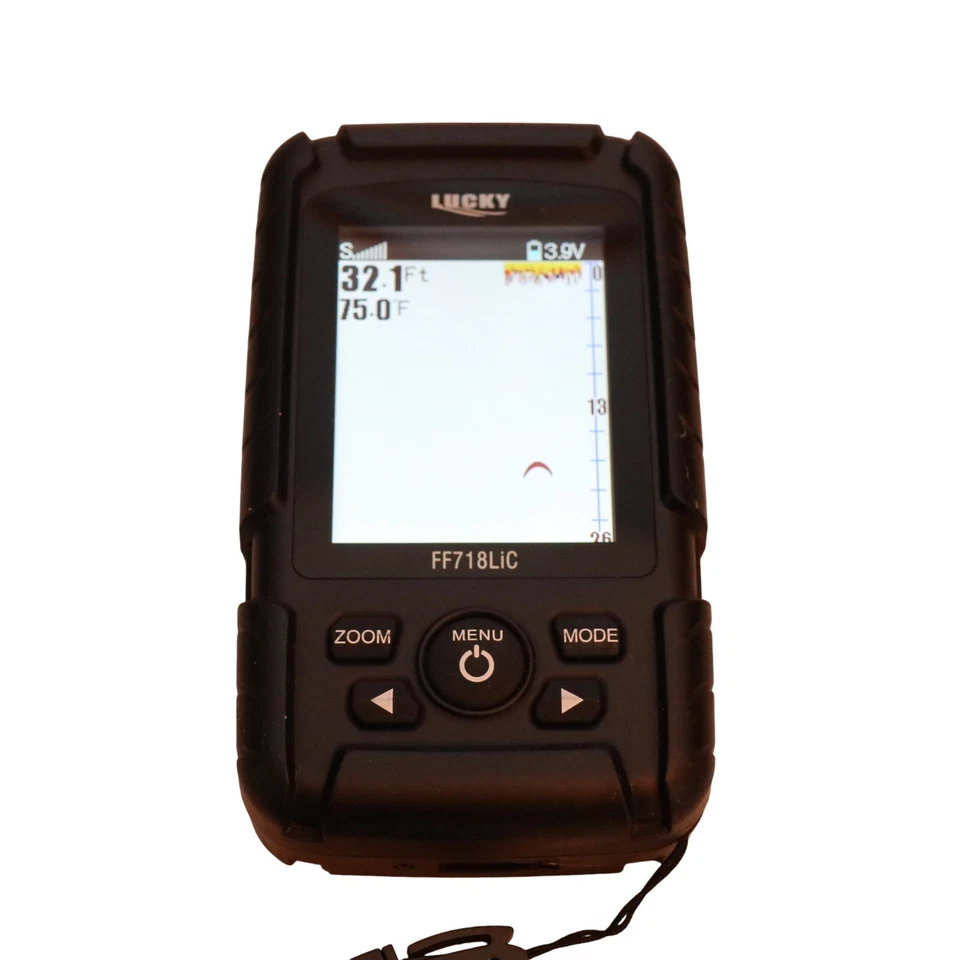 LUCKY FF718LiC Portable Fish Finder Monitor 2in1 Dual Sonar328ft/100m Detection - Image 2 of 4