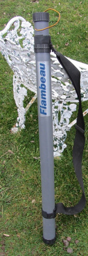 Flambeau Outdoors 33"-62" Portable Expandable Fishing Rod Storage Holder, Gray