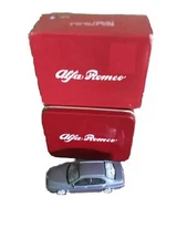SOLIDO 1:43 SCALE 1998 ALFA ROMEO 166 WITH PRESENTATION TIN DIE CAST