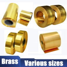 Brass Sheet Foil Plate Brass Strip Coil 0.1/0.2/0.3/0.4/0.5/0.6/0.8mm/1mm Thick