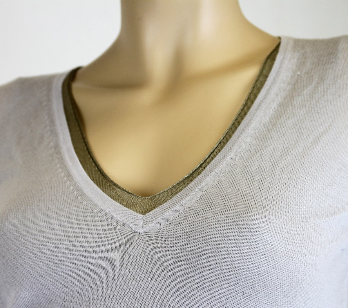 GUCCI★グッチ★素敵!Short Sleeve Two-Piece Cashmere Top $985 NEW Authentic Gucci Short Sleeve Two-Piece Cashmere