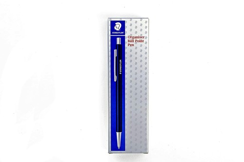 Staedtler With Blue Ink Premium "Organizer Pen" Ballpoint Pen , Black Barrel - Picture 3 of 3
