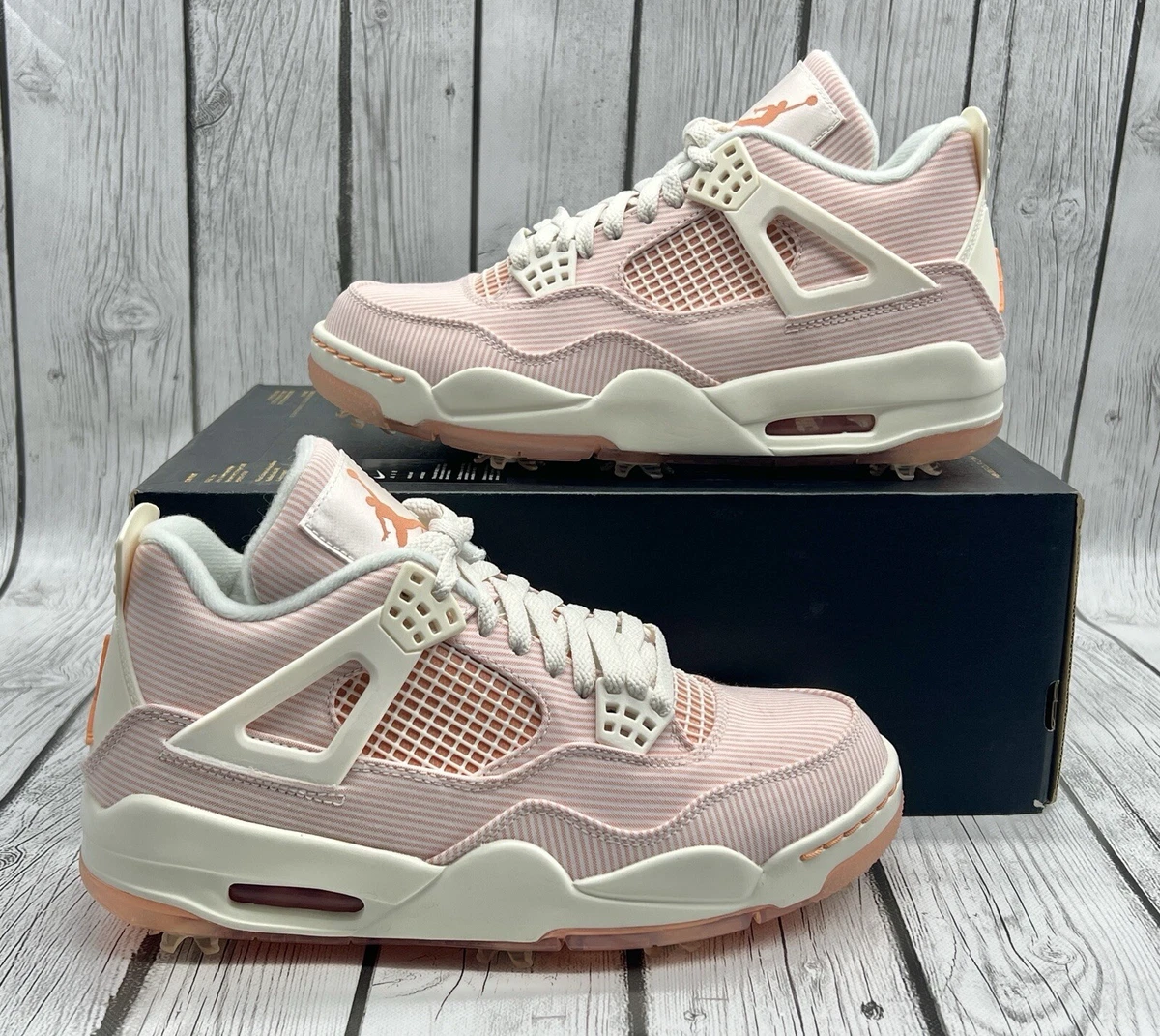 Jordan 4 Golf NRG Seersucker for Sale | Authenticity Guaranteed | eBay