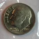 1982-P & D UNCIRCULATED BU ROOSEVELT DIMES IN PRIVATE MINT CELLO (2 coins)