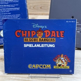 NES Spiel &bull; Disney's Chip 'n Dale: Rescue Ranger Mit OVP + Anleitung #B16