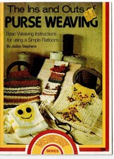 Purse Weaving Flatloom Pattern Booklet 1970's Vintage Smiley Face Serape 