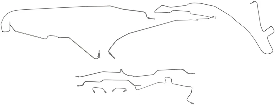 Kit de línea de freno de acero inoxidable DORMAN 919-220 para Jeep Wrangler 97-02 Foto 2 de 2