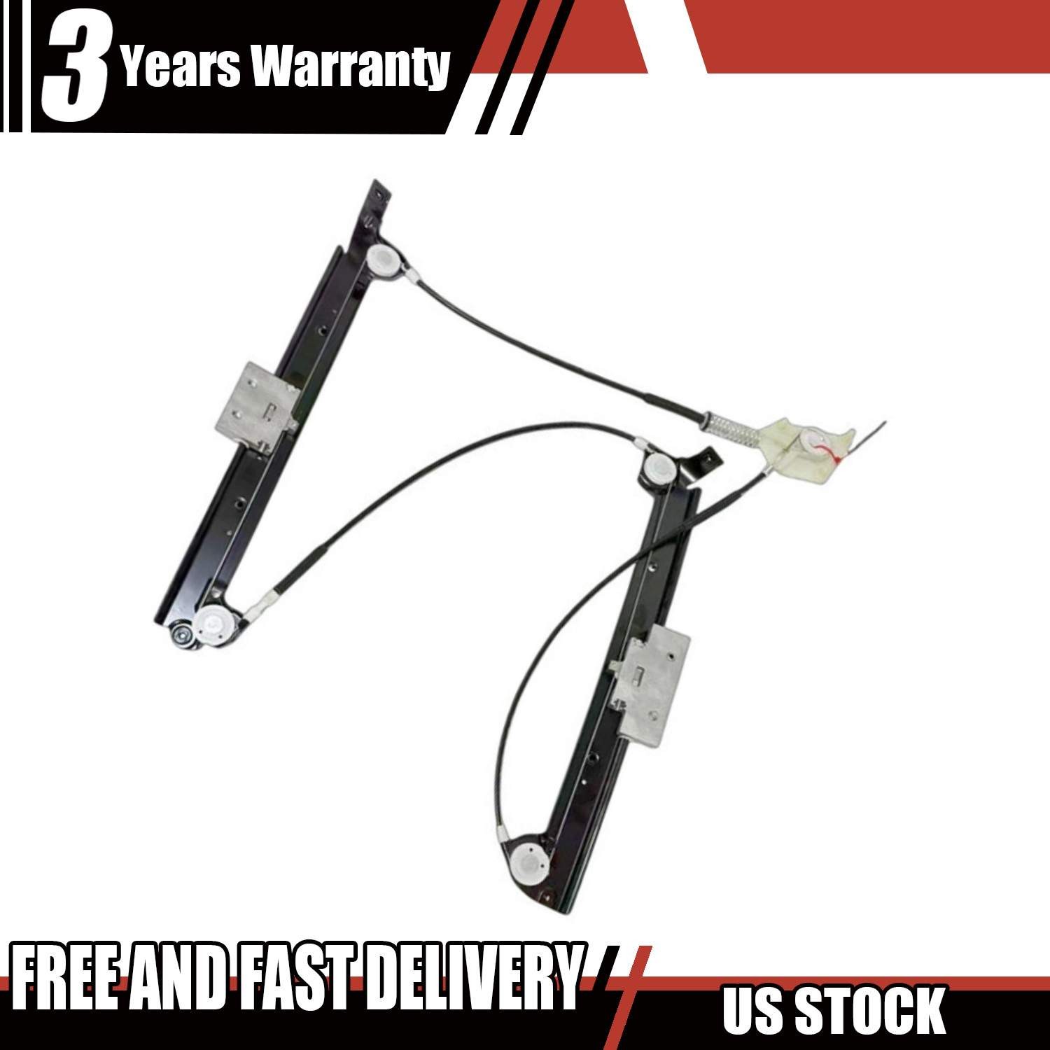 Front Right Door Window Regulator 3W0837402J Fit 2004-18 Bentley Continental GT