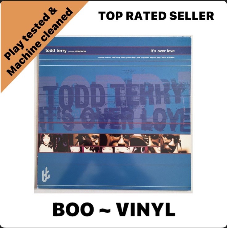 Todd Terry presents Shannon - It's Over Love - 12"" Vinyl Single 1997 Hard House