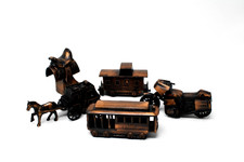 Vintage Die-Cast Pencil Sharpeners, Lot of 5 w/ Original Boxes.