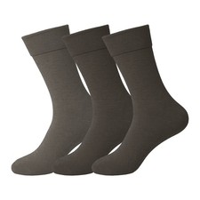 Mens Non Elastic Socks Cotton Rich Soft Top Loose Fit Size 11-14 3/6/12 Pairs UK