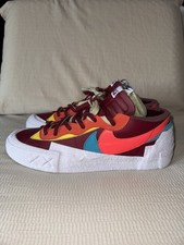 Men s Kaws/Sacai Blazer Low Team Red Size 14