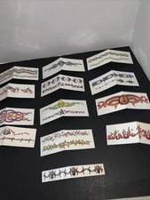 2000 Vending Machine Sticker Tattoos A & A Global Industries.  Lot of 54 NOS