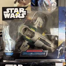 STAR WARS Micro Galaxy Squadron JANGO FETT'S Starship  0044 new MIB SLAVE ONE