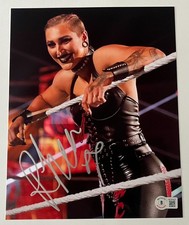 RHEA RIPLEY SIGNED WWE RAW THE NIGHTMARE 8x10 PHOTO F w/EXACT PROOF BECKETT COA
