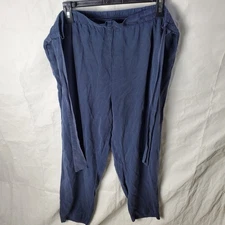 Velvet By Graham & Spencer Pants Women's XL Blue Pull On Lounge New