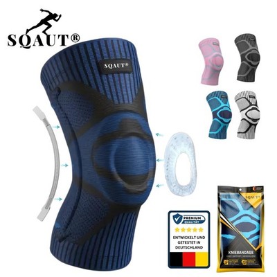 SQAUT  Orthopädische Kniebandage Kniestütze Knie  Patellabandage Sport Bandage